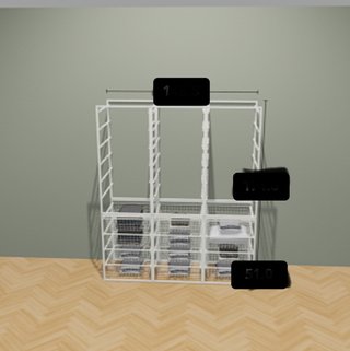 Armario Jonalex Ikea Metal Blanco