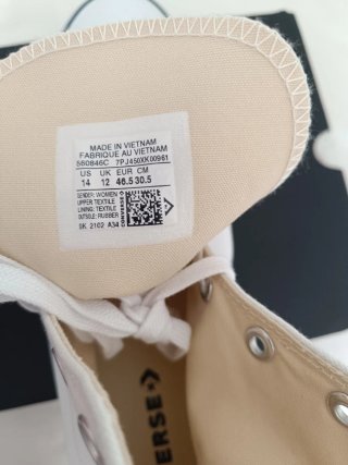 Zapatillas Converse All Star Blancas 46,5