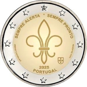 Moneda 2 Euros Portugal 2025.SIN CIRCULAR.