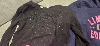 Lote de 4 Camisetas de Manga Larga para Niña