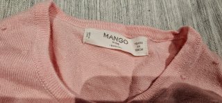 2 Chaquetas de Punto Rosa Mango
