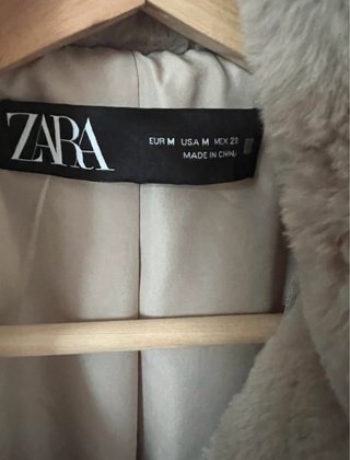 Abrigo de pelo Zara