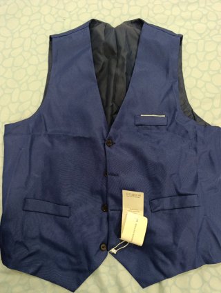 Traje de chaqueta azul