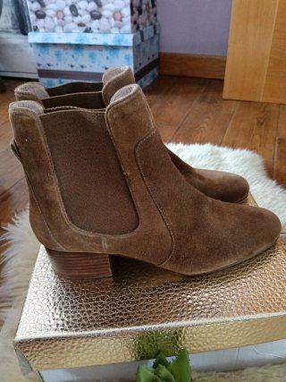 Botines de ante Zara