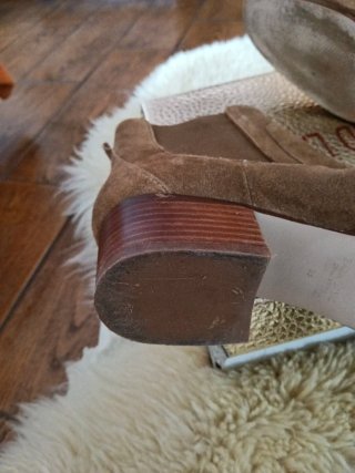 Botines de ante Zara