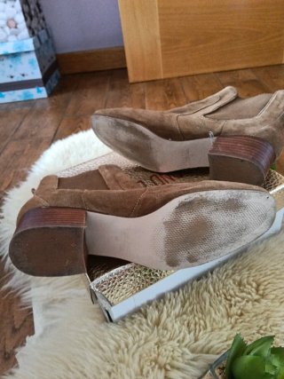 Botines de ante Zara