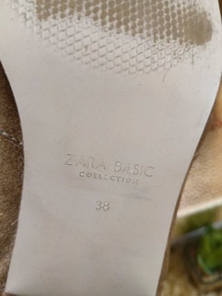 Botines de ante Zara