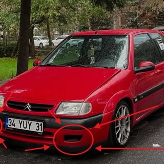 Entrada de aire para frenos Citroën Saxo