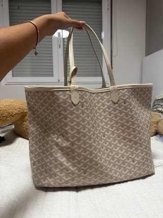 Bolso Tote Beige Estampado