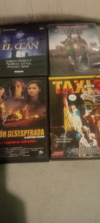 Lote 4 Películas DVD: El Clan, Taxi 3, etc.