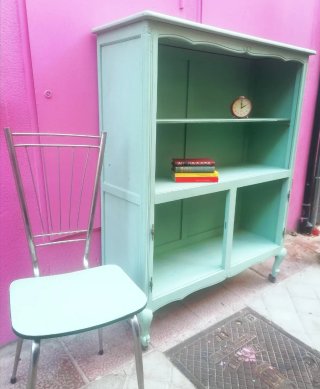 Mueble estantería VERDE MENTA