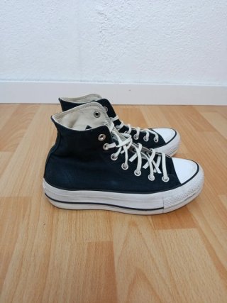 Zapatillas Converse Plataforma Negras Talla 37.5