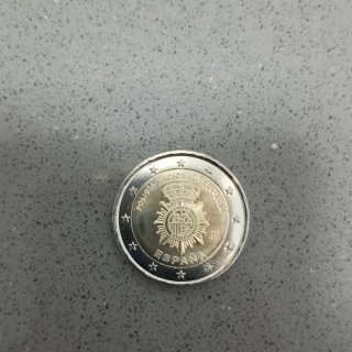 2 euro commemorativo Spagna 2024 Polizia UNC