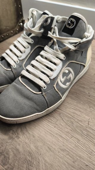 Deportivas Gucci Grises y Blancas
