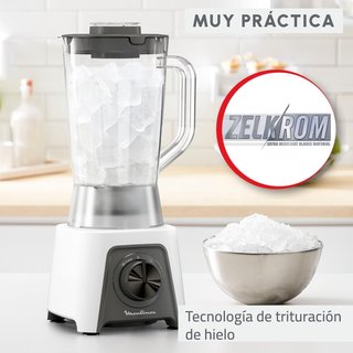 BATIDORA DE VASO XL MOULINEX 1.5L POTENTE F. PULSE