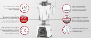 BATIDORA DE VASO XL MOULINEX 1.5L POTENTE F. PULSE