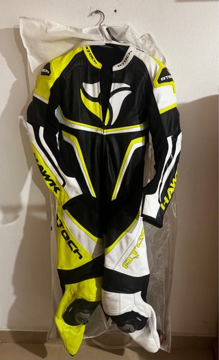 Mono de moto R-TECH negro/amarillo