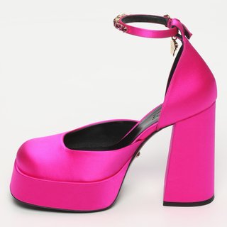 Zapatos de Salón Versace Rosa Flúor