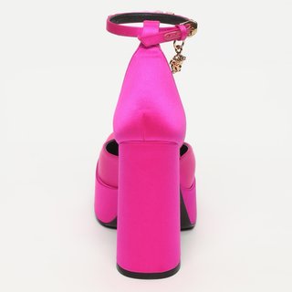 Zapatos de Salón Versace Rosa Flúor