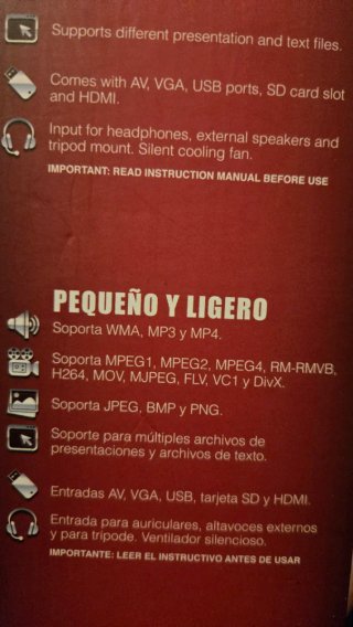 Mini proyector Star View