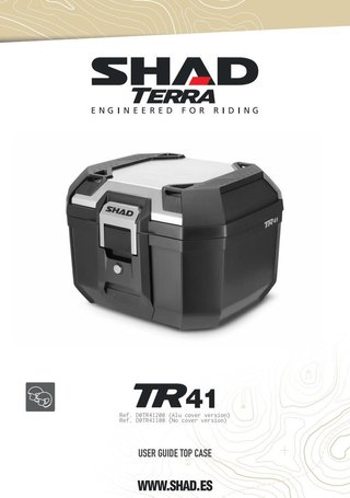 Maleta superior para moto TERRA TR41 110E