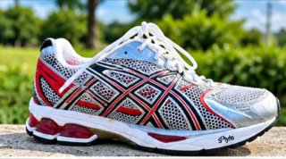 Asics Gel-Kayano 14 Zapatillas Running Plata Roja