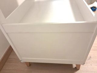 Cambiador de Bebé Blanco con Cajón