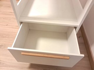 Cambiador de Bebé Blanco con Cajón