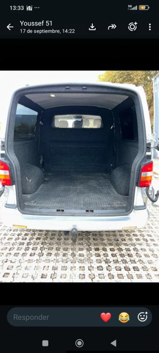Volkswagen Transporter T5 Plateada