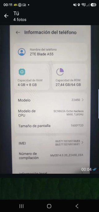 ZTE Blade A55 64GB