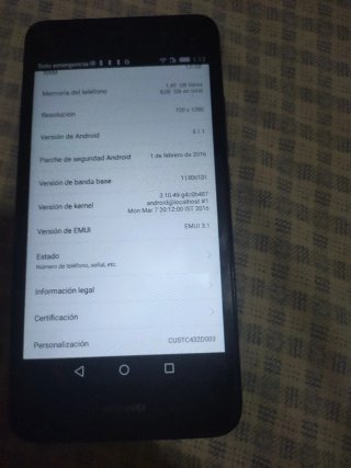 Móvil Huawei Negro. 14,50€ solo hoy