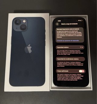 iPhone 13 Midnight 128GB 71% Batería