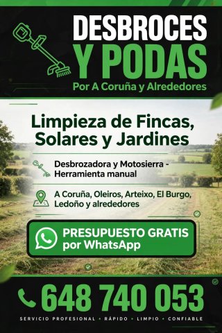 DESBROCES Y PODAS