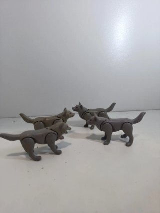 Set de 4 Figuras de Lobos Playmobil