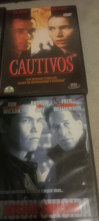 Lote 4 Películas DVD Acción/Suspense