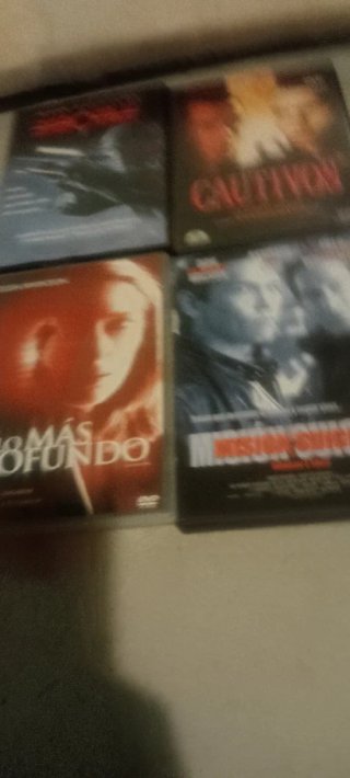 Lote 4 Películas DVD Acción/Suspense