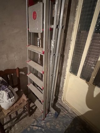 Escalera tijera domestica y escalera extensible