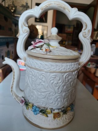 Teiera / Brocca Capodimonte vintage originale