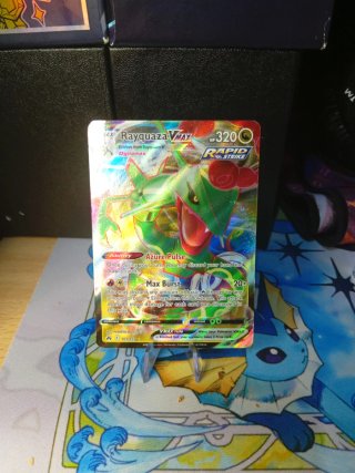 🇬🇧Carta Pokémon Rayquaza VMAX