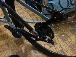 Bicicleta Montaña Gris Los cambios estan rotos se
