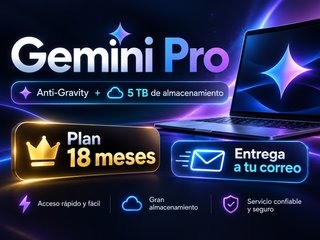 Gemini AI Pro x 18 meses - Pago Único