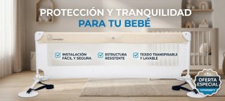 Barandilla de Cama Infantil Arena plegable