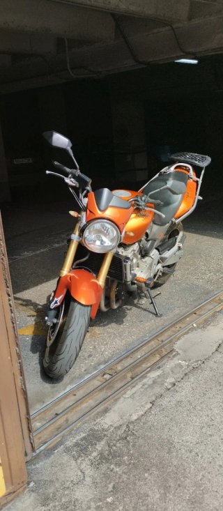 Honda CB600F Hornet Naranja/Plata