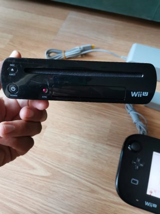 Nintendo Wii U Negra Completa