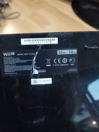 Nintendo Wii U Negra Completa