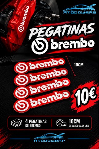 4 Pegatinas Brembo Vinilo Térmico