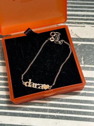 Pulsera mujer con el nombre Clara plata 925
