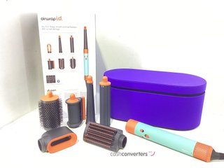 cepillo con bomba aire dyson airwrap i.d straight  way ceramic / topacio