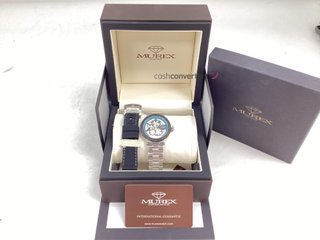 reloj pulsera premium caballero murex mua672sk-sb-9a