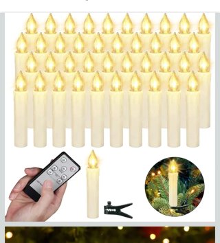 28 Velas LED Inalámbricas para Árbol